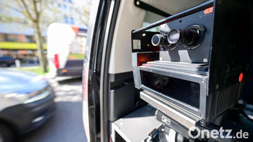 Im April findet wieder ein bundesweiter Blitzermarathon der Polizei statt. (Symbolbild) Bild: Sebastian Christoph Gollnow/dpa