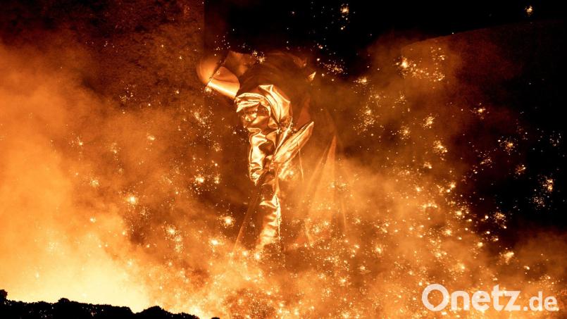 Die europäische Stahlindustrie soll von dem Gesetz profitieren. (Symbolbild) Bild: Hauke-Christian Dittrich/dpa