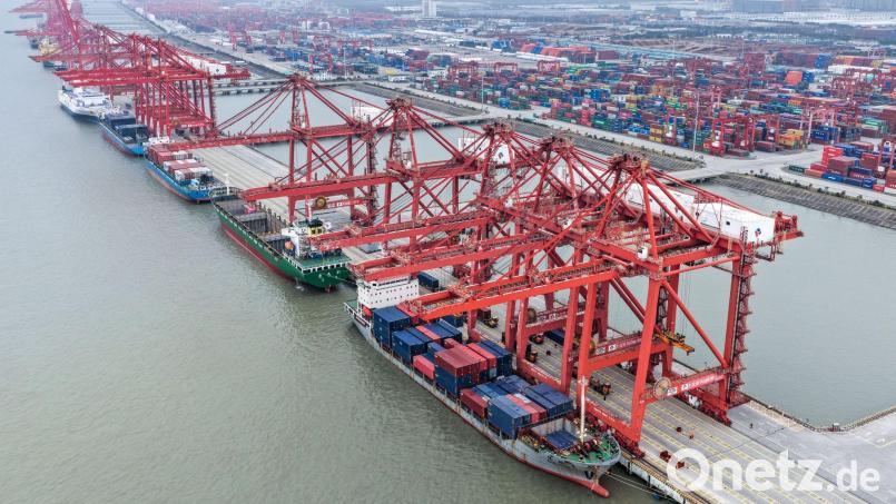 Der Iran-Krieg sorgt für Unruhe im Welthandel. Das bekommt auch die chinesische Exportwirtschaft zu spüren. (Archivbild) Bild: Li Bo/XinHua/dpa