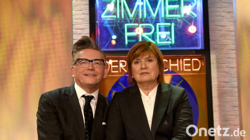 Götz Alsmann und Christine Westermann waren Gastgeber der Kult-Show „Zimmer frei!“. (Archivfoto) Bild: picture alliance / dpa