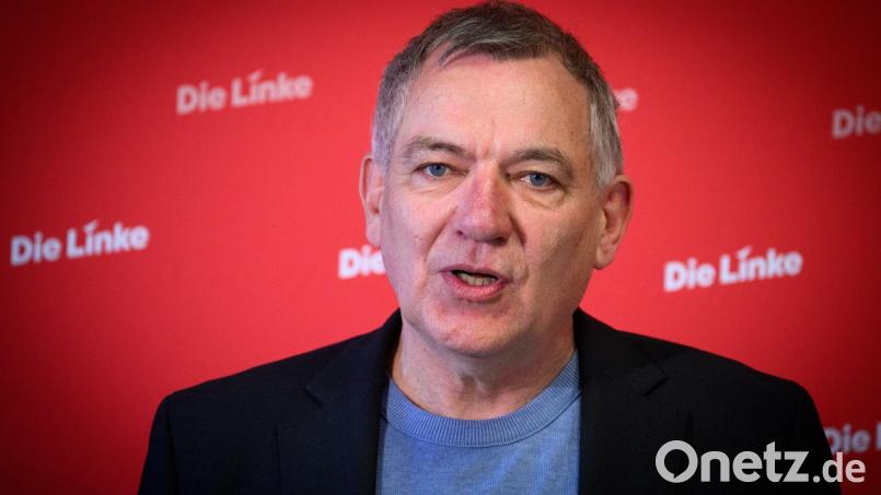 Jan van Aken hat seinen Rückzug vom Parteivorsitz angekündigt. Archivbild: Bernd von Jutrczenka/dpa