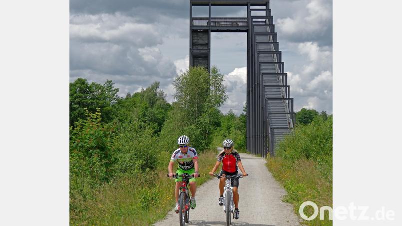 Der Vizinalbahnradweg führt auch unter der Himmelsleiter hindurch. Archivbild: tr