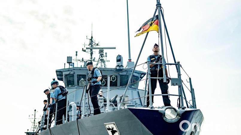 Unter anderem sollen Minenjagdboote zum Einsatz kommen. (Archivbild) Bild: Axel Heimken/dpa