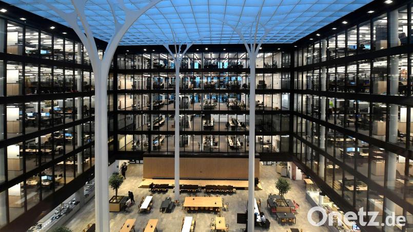 Die neue Amazon-Deutschlandzentrale. Bild: -/Amazon/dpa