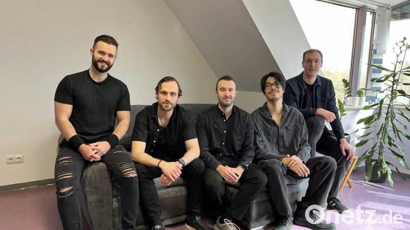 Die Band "New Attic" aus der Region Amberg (von links): Daniel Schafberger, Andreas Leitl, Kevin Schafberger, Matthäus Legat und Marius Gerber. Bild: mcl