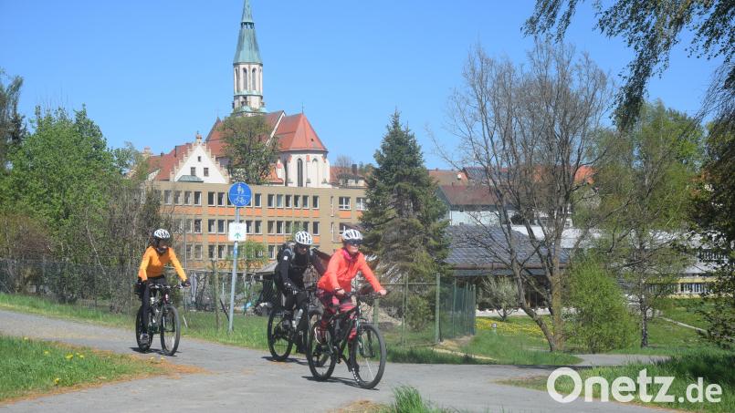 Der Aktionstag "Radln" auf dem Bocklradweg (im Hintergrund Pleystein) findet zum dritten Mal statt. An acht Einkehrstationen warten auf die Radler Unterhaltung und Verpflegung. Archivbild: fz