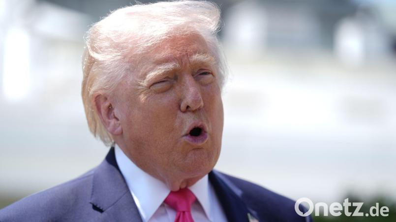 Trump rechnet bald mit einem Deal mit dem Iran. Bild: Manuel Balce Ceneta/AP/dpa