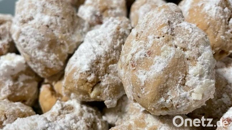 Das Mandelgebäck (Badem Rum Kurabiyesi) von Aysel Özdemir aus Weiden ist ein leckerer Begleiter zu Tee oder Kaffee. Bild: Aysel Özdemir