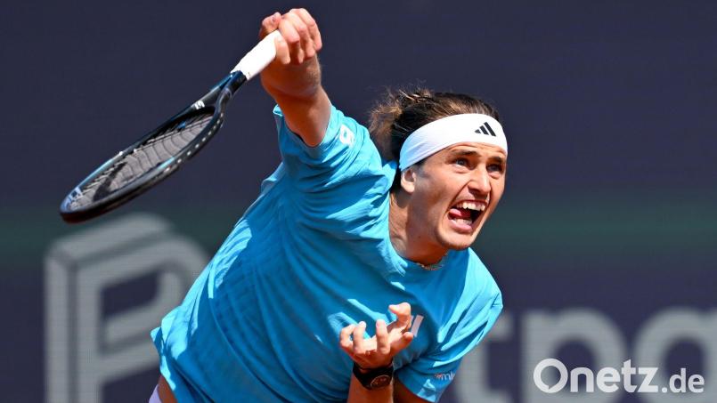 Alexander Zverev in Aktion bei den BMW Open von München. Bild: Sven Hoppe/dpa