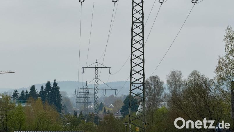 Die 110-Kilovolt-Hochspannungsleitung zwischen Schirmitz und Edeldorf wird neu gebaut. Bild: Gabi Schönberger
