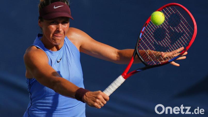 Tatjana Maria steht in Rouen im Halbfinale. Bild: Kirsty Wigglesworth/AP/dpa