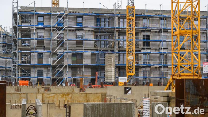 Deutschlands Wirtschaft schwächelt, das betrifft auch die Baubranche. Bild: Patrick Pleul/dpa