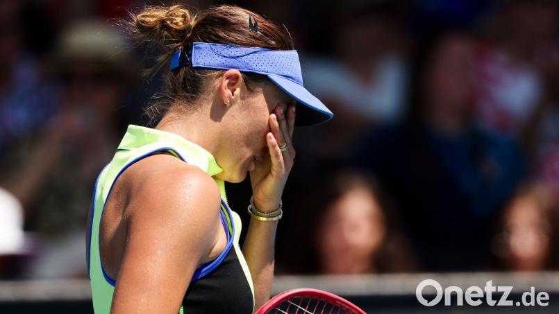 Klare Niederlage im Halbfinale: Tatjana Maria verpasst das Endspiel in Rouen. Bild: Frank Molter/dpa