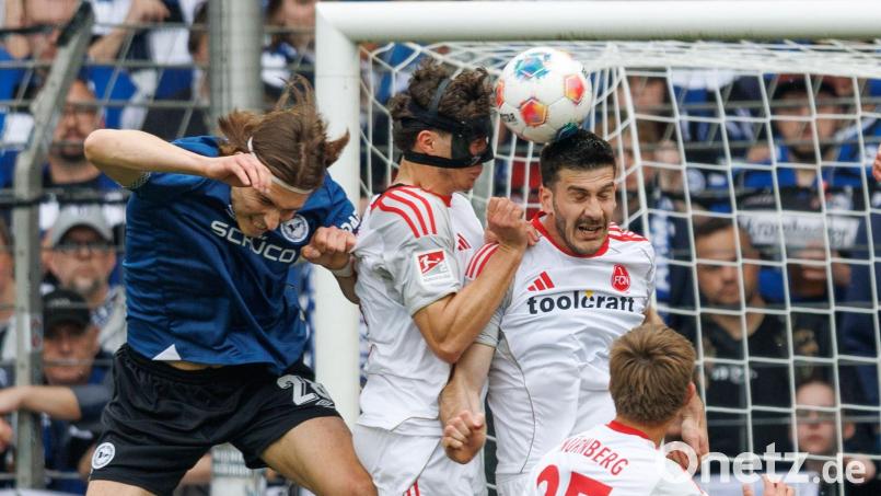 Bielefeld und Nürnberg trennen sich unentschieden. Bild: Friso Gentsch/dpa