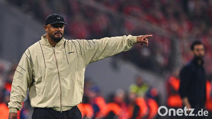 Vincent Kompany will auch bei einer Meisterentscheidung am Sonntagabend nur verhalten feiern. Bild: Tom Weller/dpa