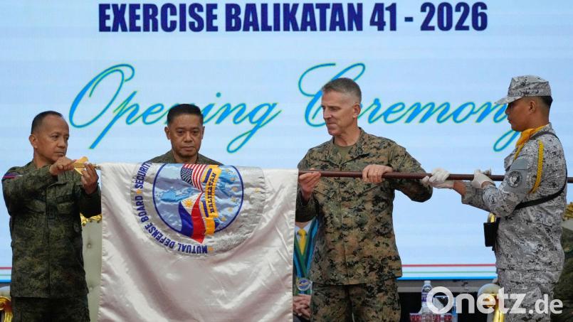 Rund 17.000 Soldaten aus sieben Ländern nehmen am diesjährigen „Balikatan“-Manöver teil. Bild: Aaron Favila/AP/dpa
