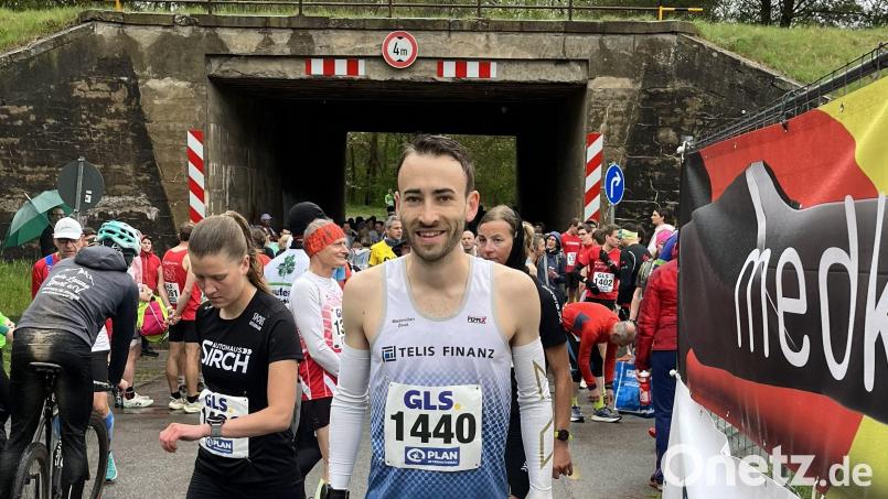 Maximilian Zeus bei den deutschen Berglaufmeisterschaften in Thüringen. Bild: Zeus/privat