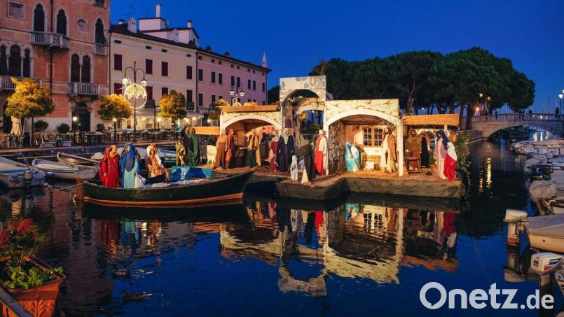 Ziel der Reise für Jugendliche des Stadtjugendrings ist Ambergs Partnerstadt Desenzano am Gardasee. Dieses Bild zeigt die Stadt um die Weihnachtszeit. Archivbild: Pressestelle Città di Desenzano