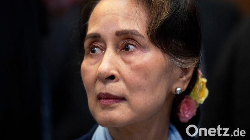 Die Kampagne fordert ein Lebenszeichen von Aung San Suu Kyi, die seit Jahren im Gefängnis sitzt. (Archivbild) Bild: Peter Dejong/AP/dpa