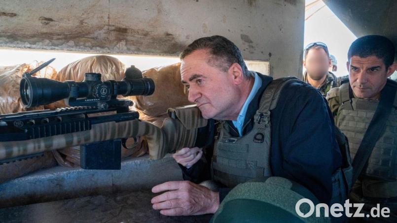 Israels Verteidigungsminister Israel Katz bei einem früheren Truppenbesuch im Südlibanon. (Archivbild) Bild: Ariel Hermoni/Verteidigungsministerium/dpa
