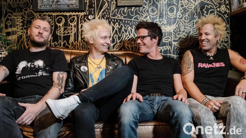 Am Samstag, 25. April, kommen die vier Schweizer Punkrocker von Nasty Rumours nach Amberg. Bild: Alian Schenk