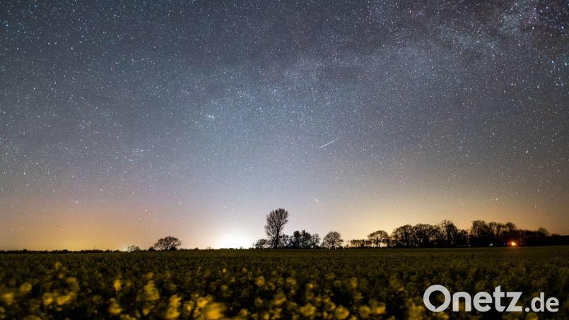 Die Lyriden treten jedes Jahr im April auf. Archivbild: Daniel Reinhardt/dpa