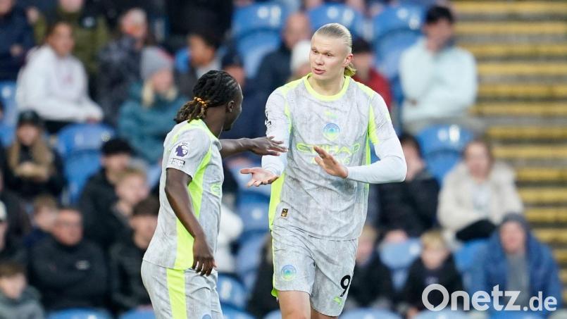 Traf für Man City: Erling Haaland Bild: Dave Thompson/AP/dpa