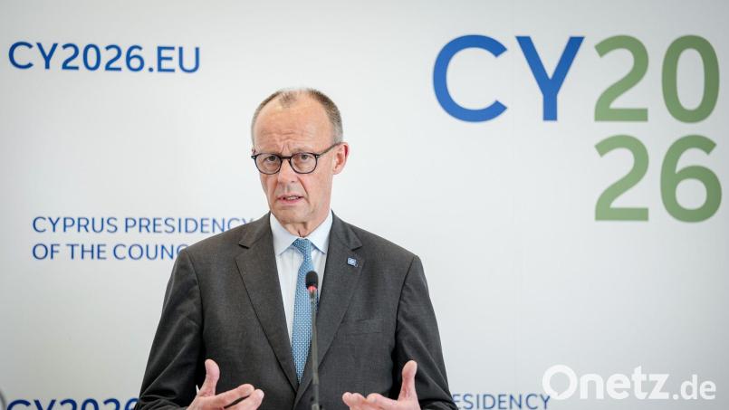 Kanzler und CDU-Chef Merz nimmt Vorschläge für Steinmeier-Nachfolge zur Kenntnis Bild: Kay Nietfeld/dpa