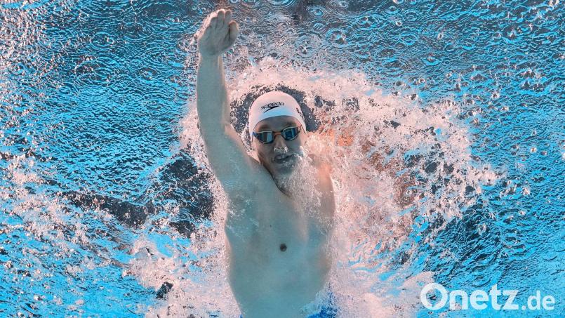 Sven Schwarz schwamm in Berlin am Europarekord vorbei. Bild: Lee Jin-man/AP/dpa