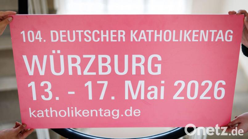 Die Vorbereitungen für den 104. Deutschen Katholikentag laufen auf Hochtouren. Bild: Daniel Karmann/dpa