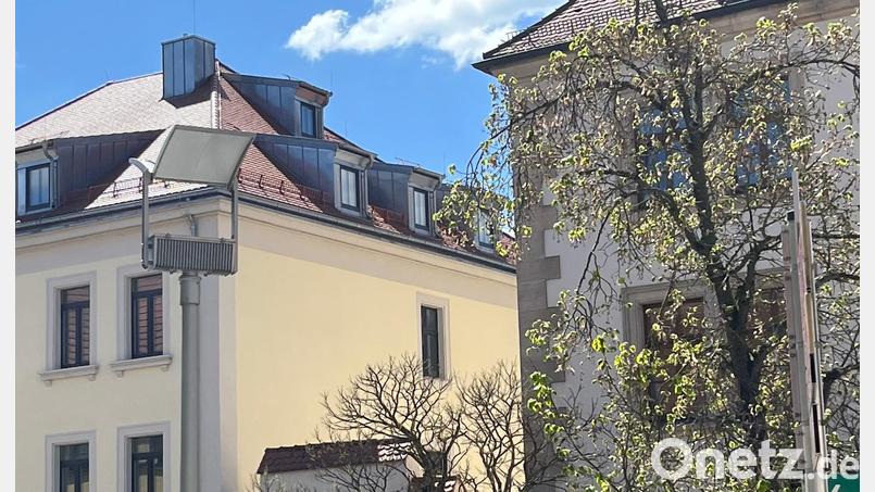 Die oberste Gaube auf der Nordwestseite des Anwesens Unterer Markt 4 in Nabburg muss rückgebaut werden, ebenso eine weitere auf der Südostseite. Bild: ihl