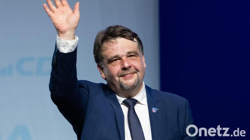 Dennis Radtke mahnte auf der CDA-Tagung an, die CDU müsse auf „schwarzmalerische Rhetorik“ verzichten und eine positive Zukunft betonen. Bild: Florian Wiegand/dpa