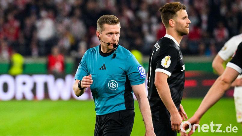 Tobias Welz steht nach dem Pokalspiel zwischen Stuttgart und Freiburg in der Kritik. (Archivfoto) Bild: Tom Weller/dpa