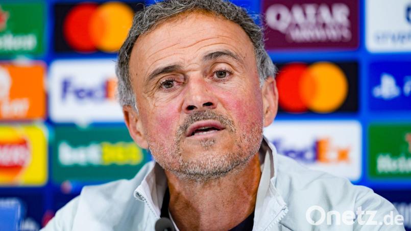 Luis Enrique sprach vor dem Halbfinal-Hinspiel der Champions League gegen Bayern München. (Archivbild) Bild: Peter Byrne/PA Wire/dpa