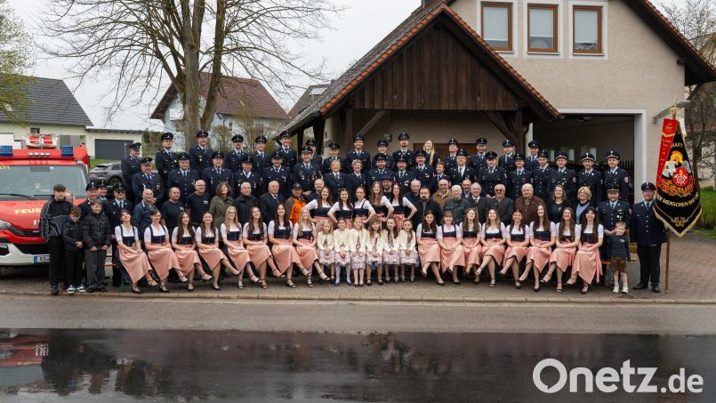 Die Jubelwehr auch nach 150 Jahren noch schlagkräftig und personell bestens aufgestellt. Bild: Achim Leißner