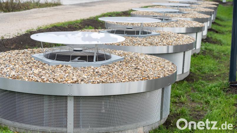 So sehen Eisspeicher aus: Es sind größtenteils unterirdische, mit Wasser gefüllte Zisternen. Beim Gefrieren von Wasser entsteht Energie, die zum Heizen genutzt wird. Auch am Katzenberg wären mehrere Eisspeicher nötig. Bild: Firmengruppe Max Bögl
