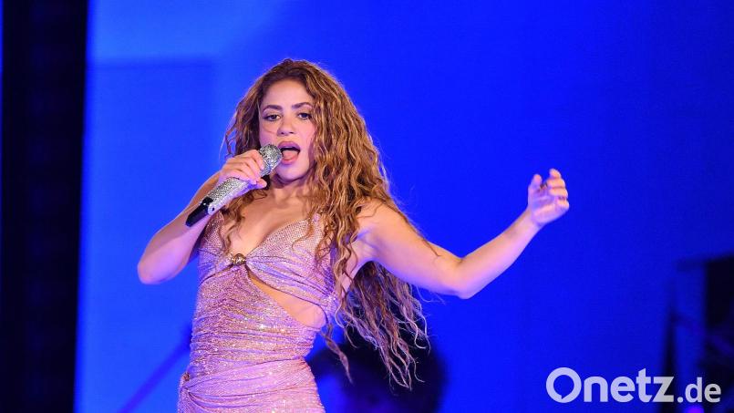 Die kolumbianische Sängerin Shakira tritt am Samstag am legendären Copacabana-Strand auf. (Archivbild) Bild: Imagespace/imageSPACE via ZUMA Press Wire/dpa
