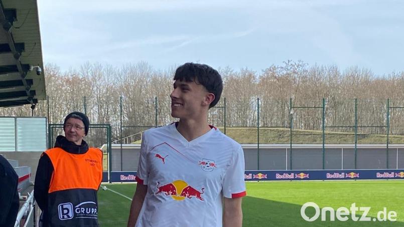 Der Ebnather Toni Langsteiner spielte mit RB Leipzig 3:3 beim FC Bayern. Bild: Langsteiner/privat