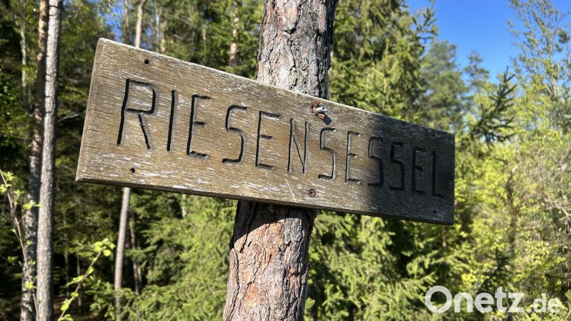 Die anspruchsvolle Rundwanderung von Kößing zur Pfreimd am 14. Juni führt auch am Riesensessel vorbei. Bild: dob