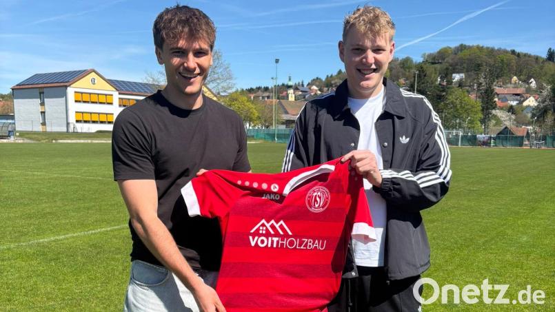 Luis Kneissl (links) verstärkt den TSV Tännesberg. Bild: TSV Tännesberg