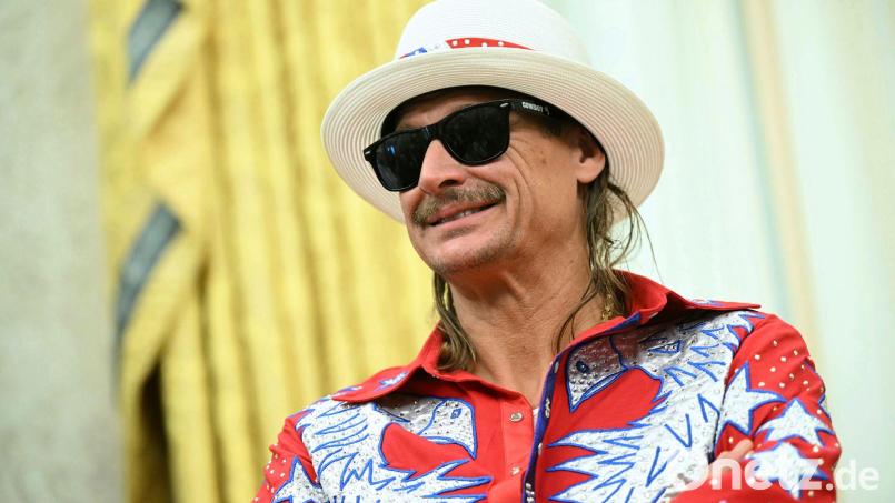 Der Musiker Kid Rock ist ein bekannter Trump-Anhänger. (Archivbild) Bild: Uncredited/Pool/AP/dpa