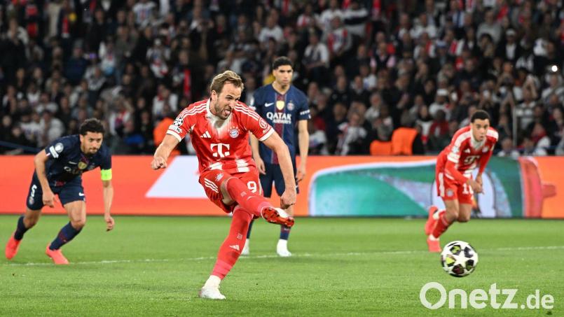 Elfmeter versenkt: Es war das 13. Tor von Harry in dieser Champions-League-Saison. Bild: Federico Gambarini/dpa