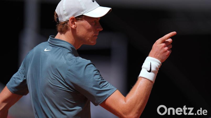 Gegen den jungen Spanier Rafael Jodar musste Jannik Sinner in den Tie-Break. Bild: Manu Fernandez/AP/dpa