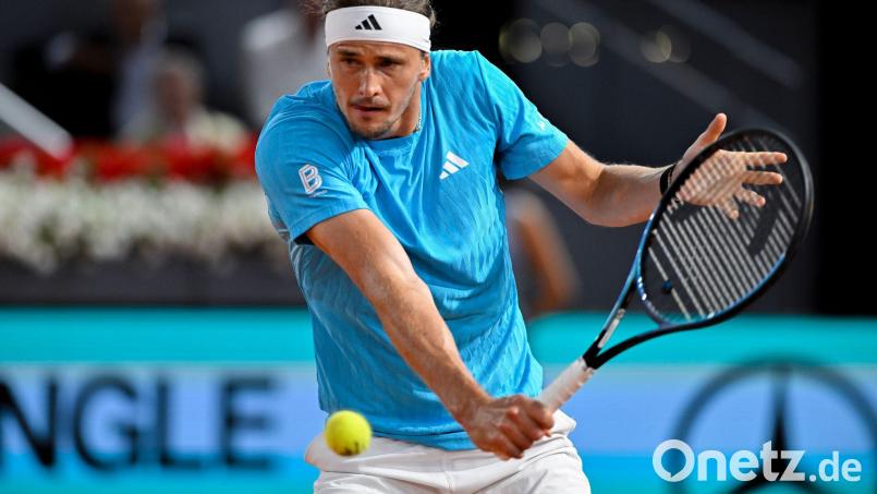 Alexander Zverev erreicht in Madrid das Viertelfinale. Bild: Oscar Manuel Sanchez/ZUMA Press Wire/dpa