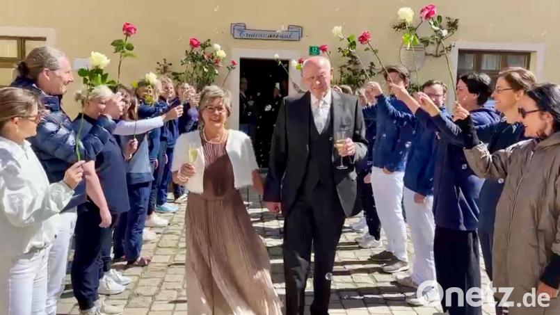 Seit 40 Jahren sind Claudia Völkl und Dieter Türke ein Paar. Jetzt haben die beiden einen triftigen Grund zum Heiraten gefunden. Bild: Gerhard Götz