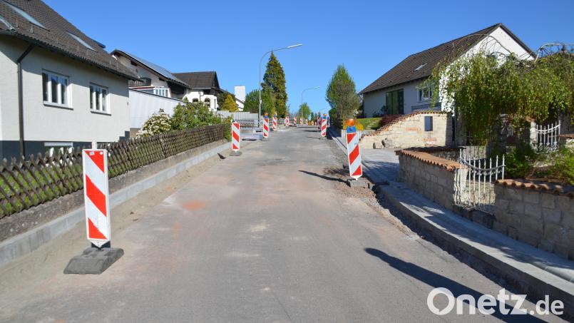 Die Schlossbergstraße in Kemnath wird saniert. Bild: ak
