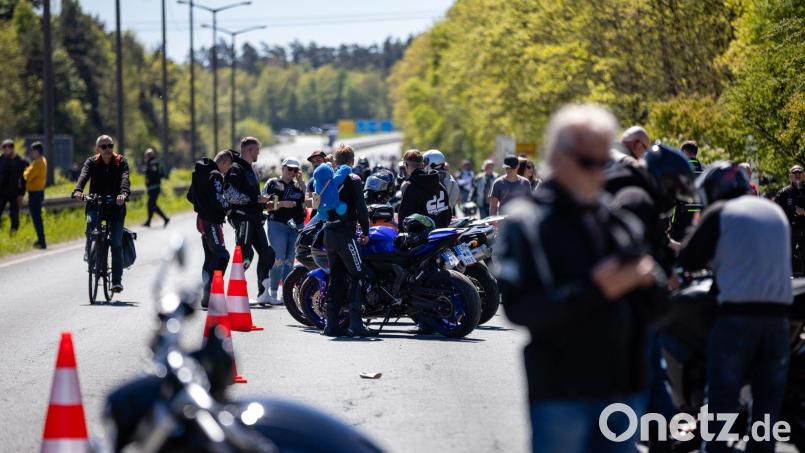Alljährlich versammelt sich am 1. Mai eine fünfstellige Zahl von Motorradfahrern in Nürnberg. Bild: News5 / David Oßwald/NEWS5/dpa