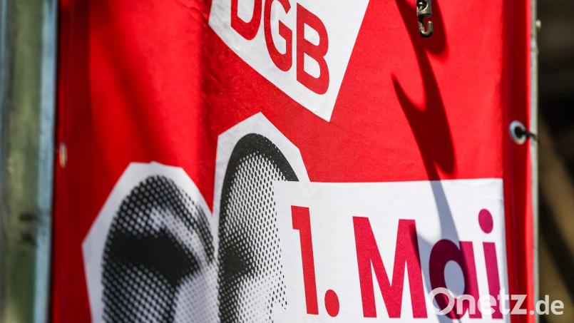 Der DGB und seine Mitgliedsgewerkschaften haben zu mehreren hundert Kundgebungen im gesamten Bundesgebiet aufgerufen. (Archiv) Bild: Christoph Reichwein/dpa