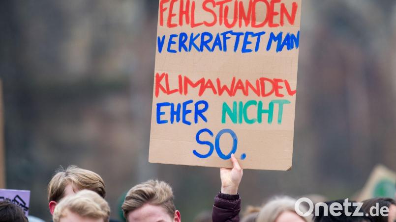 2019 gingen regelmäßig tausende Schülerinnen und Schüler für Fridays For Future auf die Straße. (Archivbild) Bild: Klaus-Dietmar Gabbert/dpa-Zentralbild/ZB