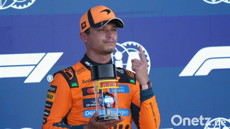 Lando Norris steht in der Sprint-Qualifikation ganz vorne. Bild: Lynne Sladky/AP/dpa